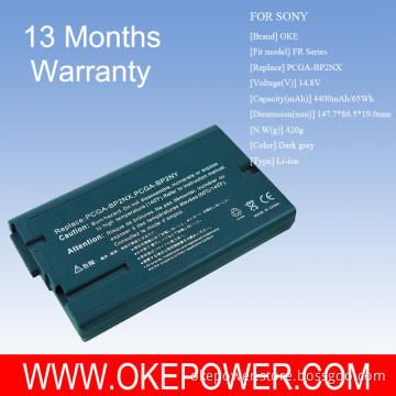 Laptop Battery For Sony Fr Series 4400mah/65wh 14.8v